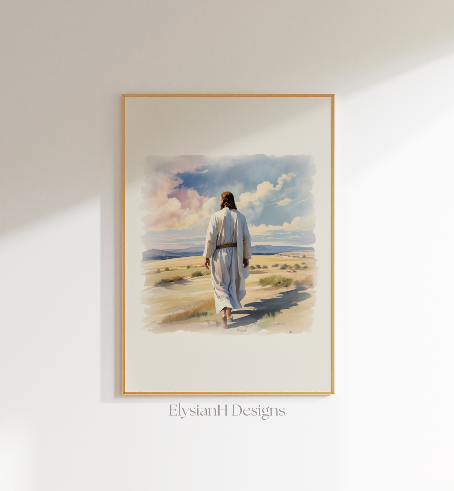 Jesus - 'Walk of Peace' Poster