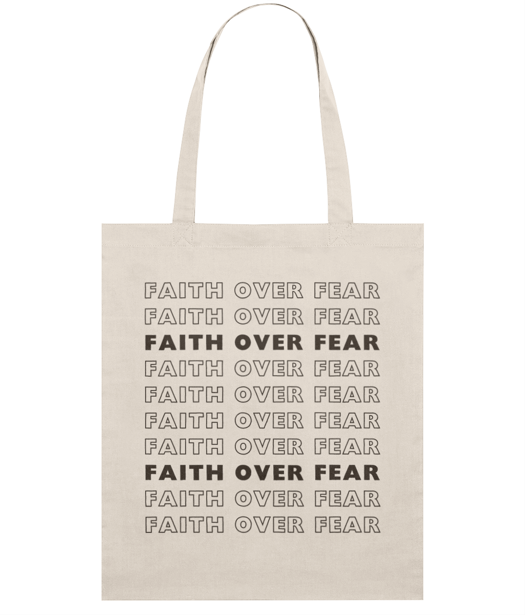 'Faith Over Fear' Tote Bag