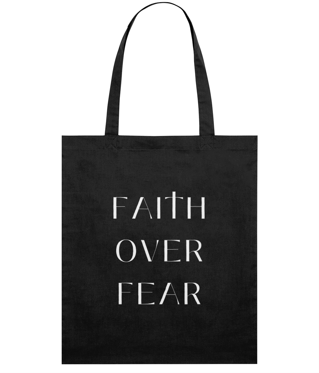 'Faith Over Fear' Tote Bag