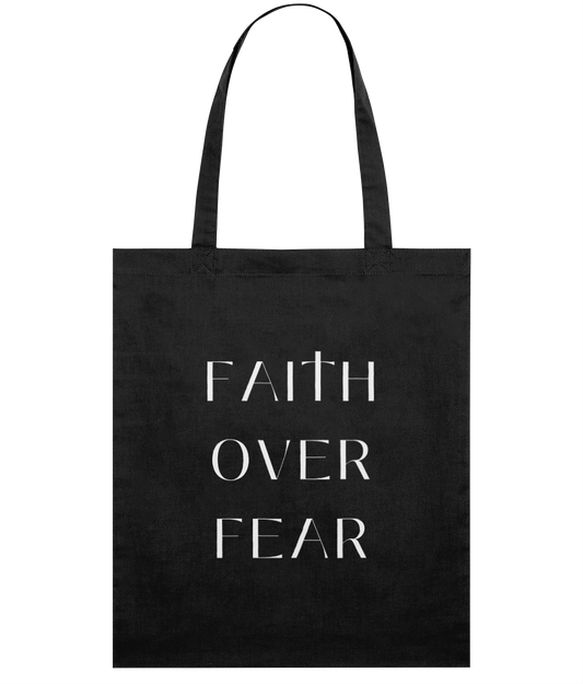 'Faith Over Fear' Tote Bag