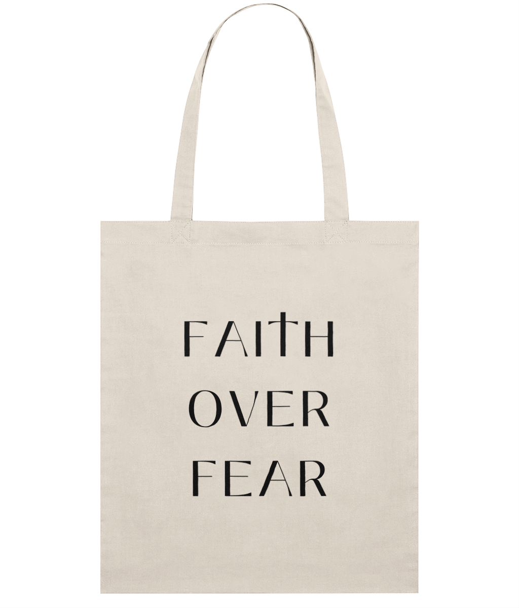 'Faith Over Fear' Tote Bag