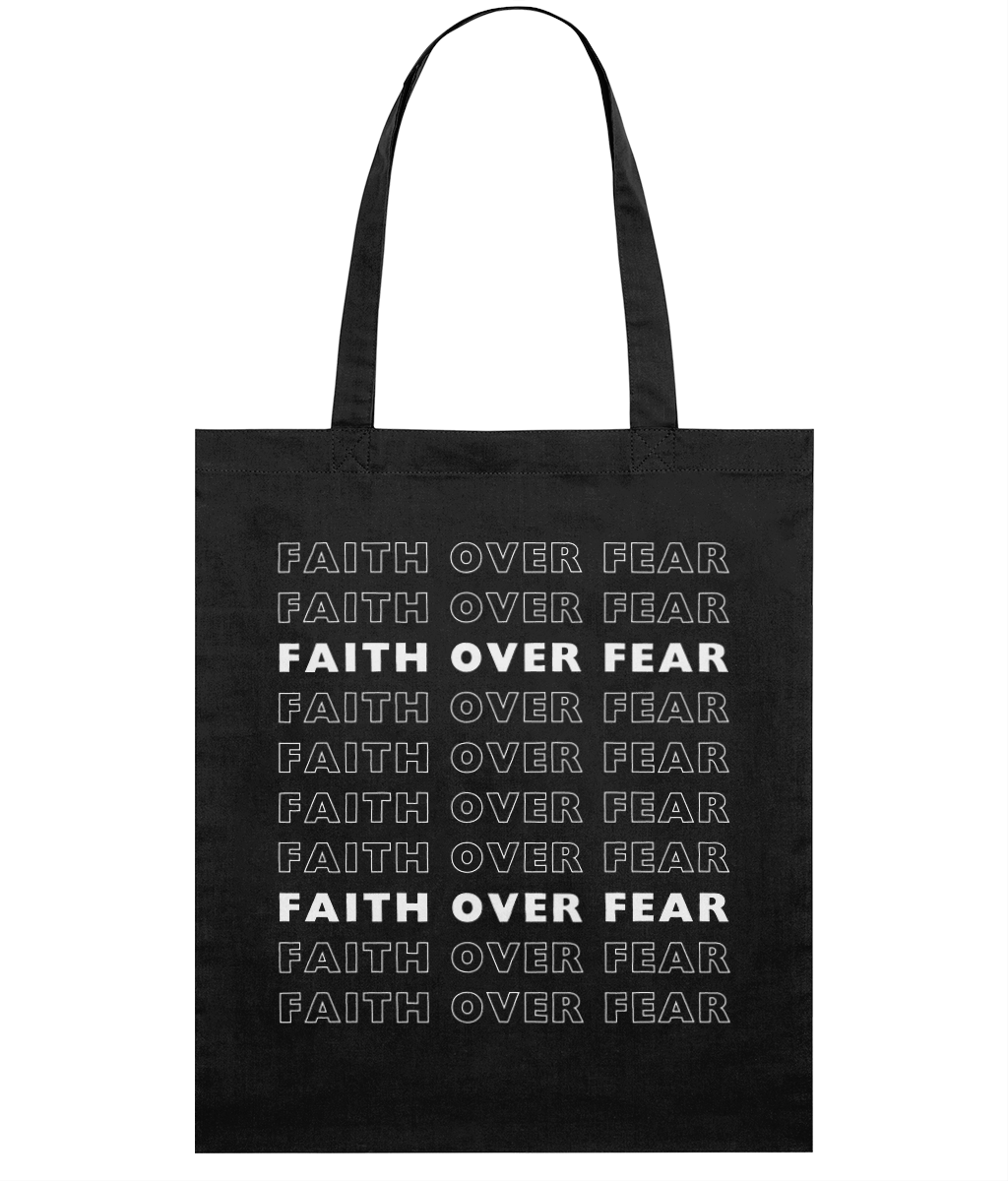 'Faith Over Fear' Tote Bag