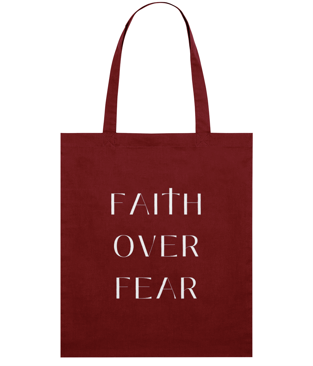 'Faith Over Fear' Tote Bag