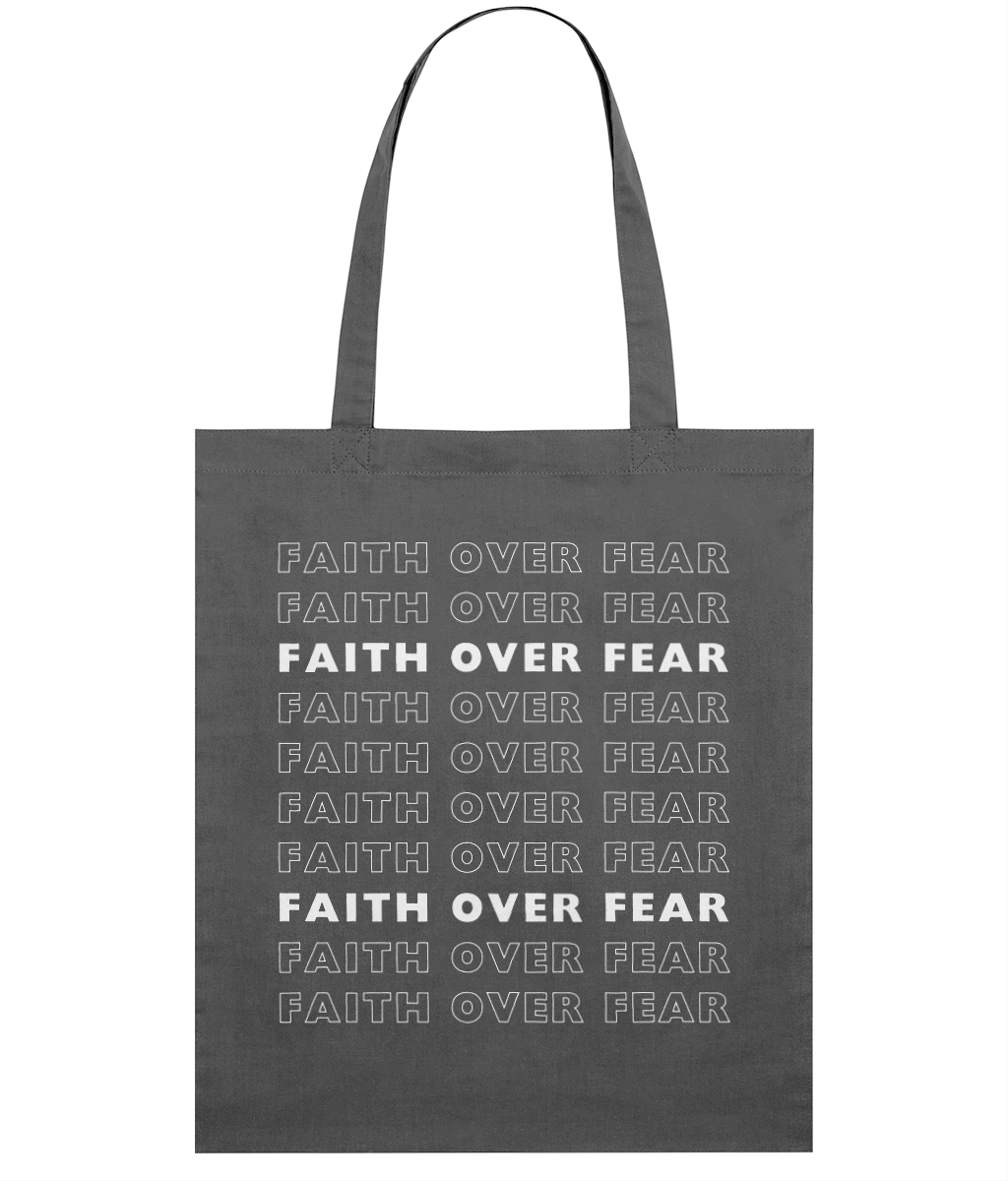 'Faith Over Fear' Tote Bag